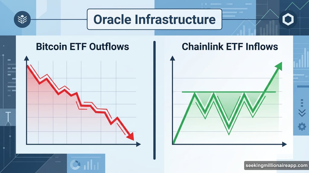 Chainlink oracle infrastructure spot ETF performance remains highly steady