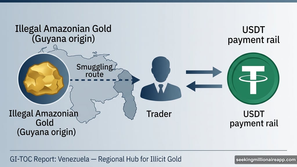 USDT becomes payment rail for illegal gold trading in Venezuela