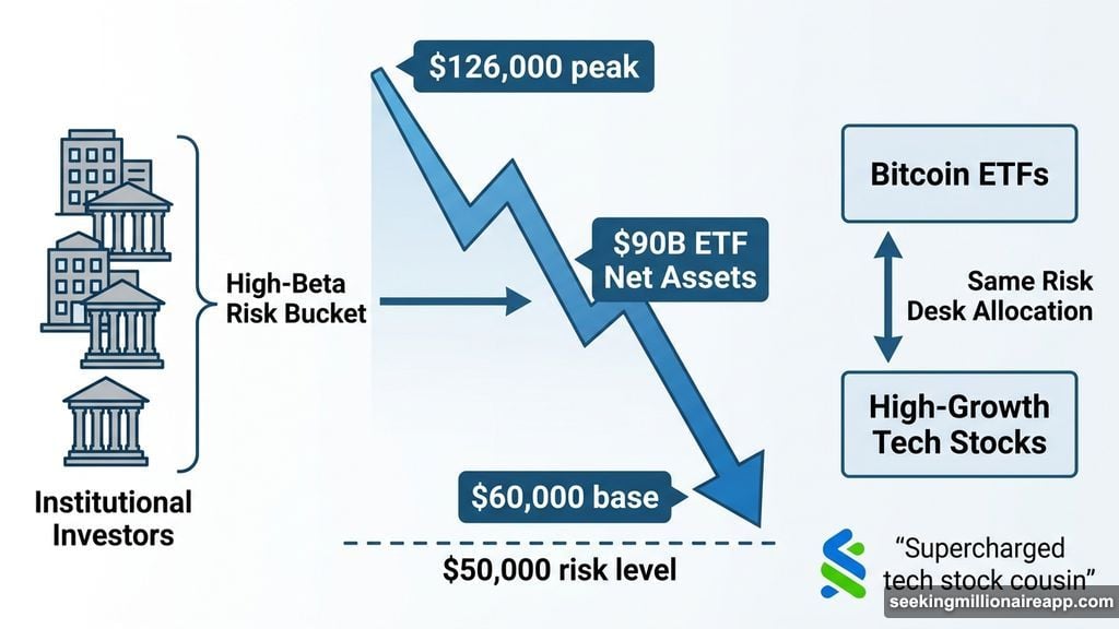 Institutional investors treat Bitcoin ETFs like high-growth tech stocks