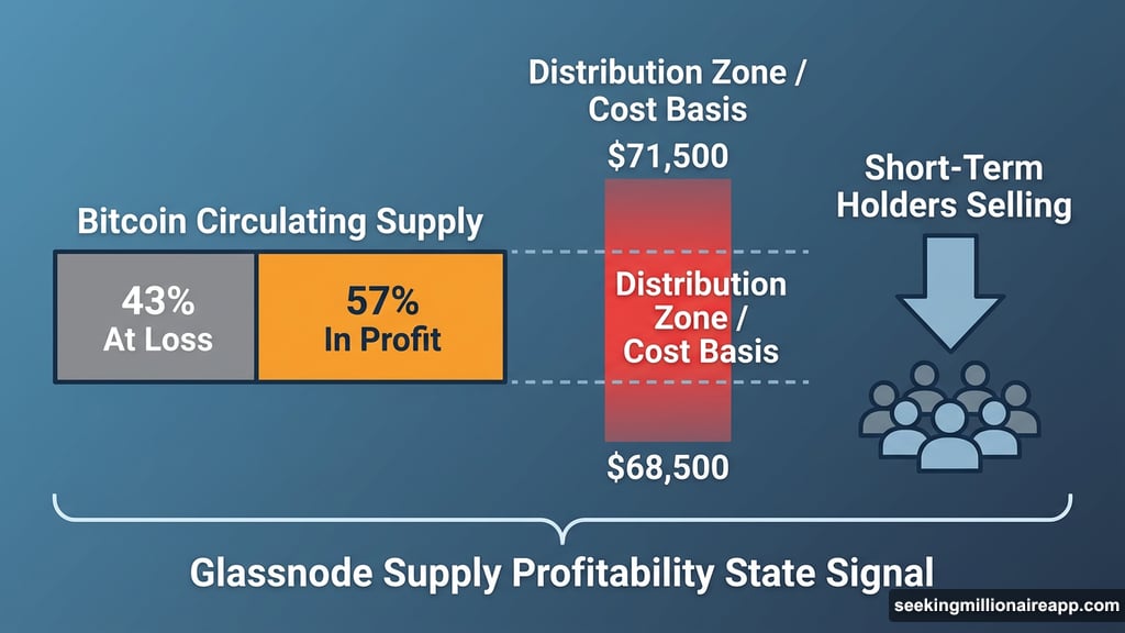 57% of Bitcoin supply in profit marks early bear market territory