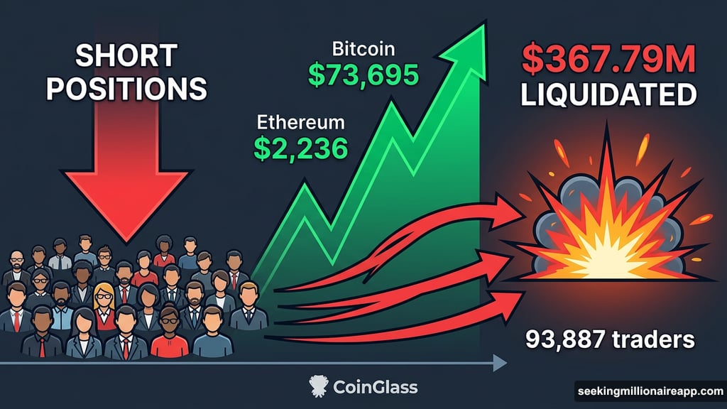 Short sellers liquidated as Bitcoin and Ethereum prices surged past key levels