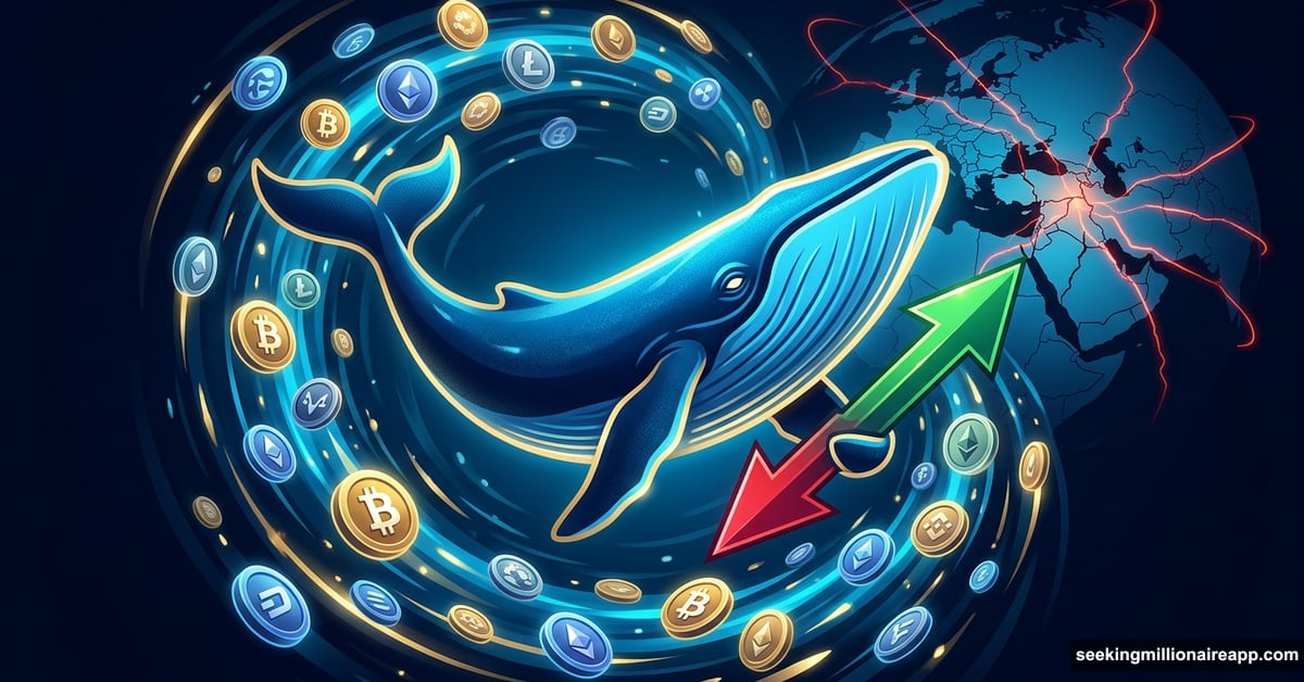 Crypto whale rotating assets amid US-Iran geopolitical conflict