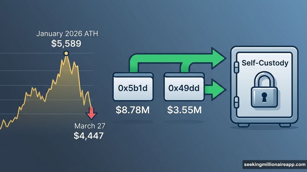 Two crypto whale wallets pulling XAUT tokens worth over 12 million off exchanges