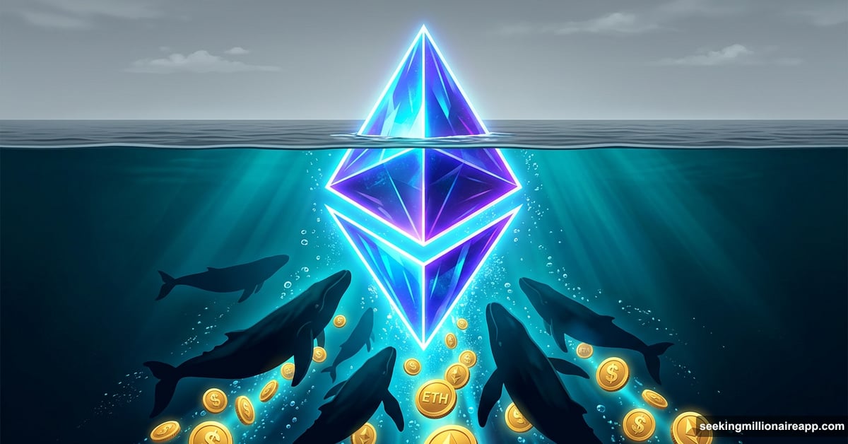 Ethereum whales secretly accumulating ETH beneath stagnant price surface