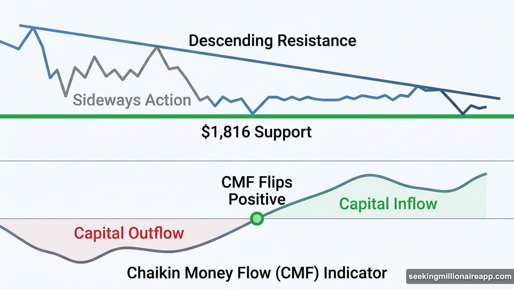 ETH holds above $1,816 support as Chaikin Money Flow turns positive