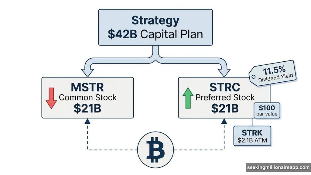 Strategy shifts forty-two billion capital plan toward STRC preferred shares