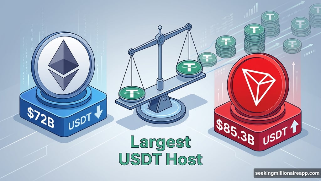 TRON surpasses Ethereum as largest host of USDT stablecoin
