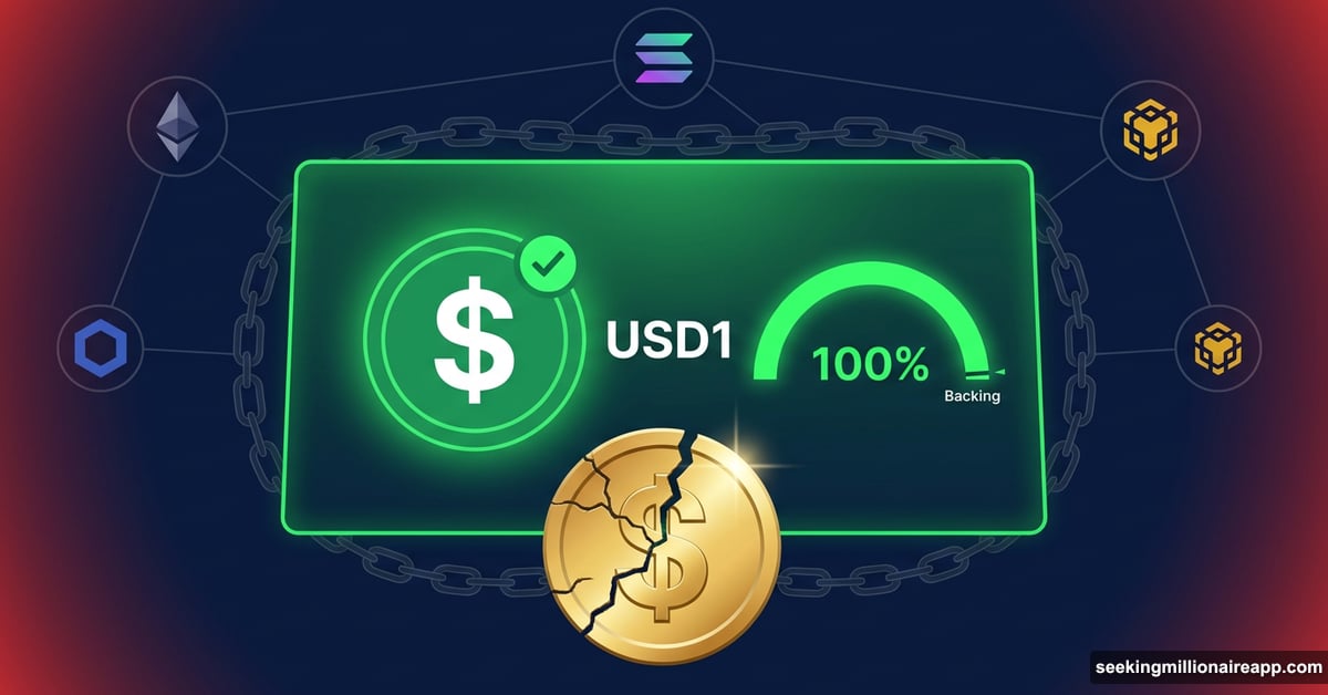 USD1 stablecoin live reserve dashboard recovering from depeg incident