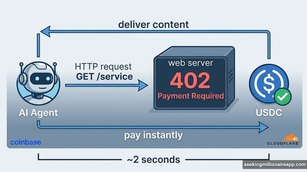 x402 protocol lets AI agents pay with USDC, no account required