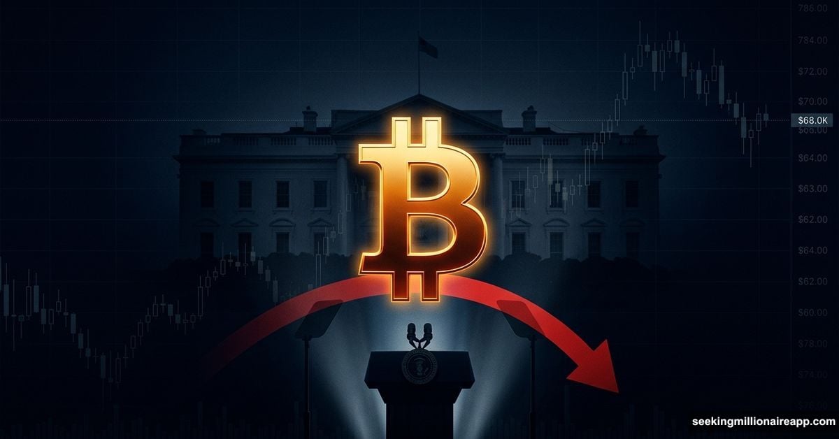 Bitcoin gold symbol steady at $68K with hidden bearish selling pressure