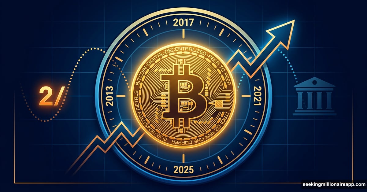 Bitcoin coin breaking free from its four-year halving cycle pattern