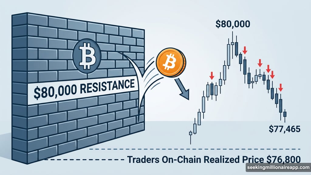 Bitcoin struggles to break through $80,000 resistance ceiling in April