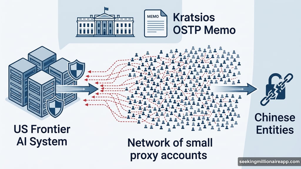 Chinese entities use proxy accounts to distill US frontier AI systems