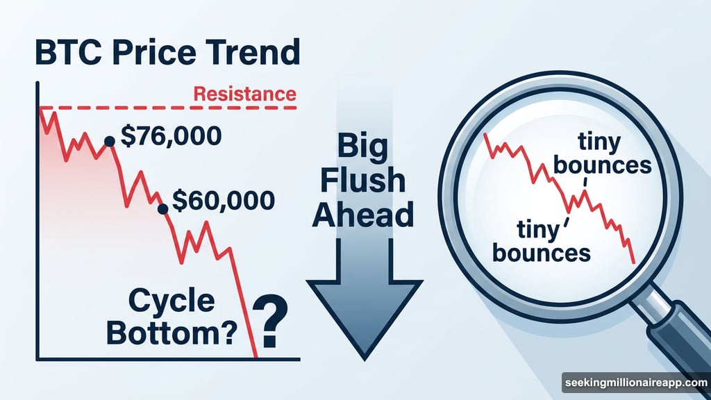 Bitcoin trend still down with cycle bottom nowhere near confirmed