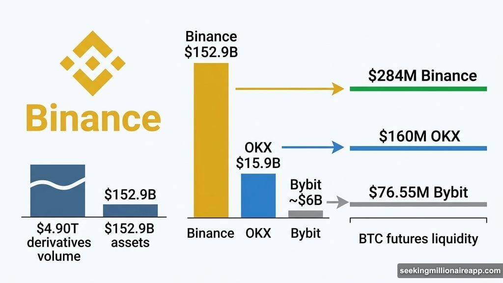 Binance holds 73.5% of top ten exchanges combined custodial assets