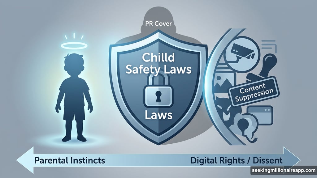 Child safety rhetoric used as cover to suppress dissent and digital rights