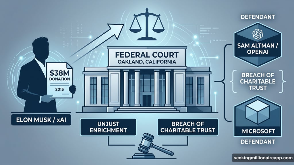 Musk's $134 billion lawsuit against OpenAI and Microsoft hits courtroom