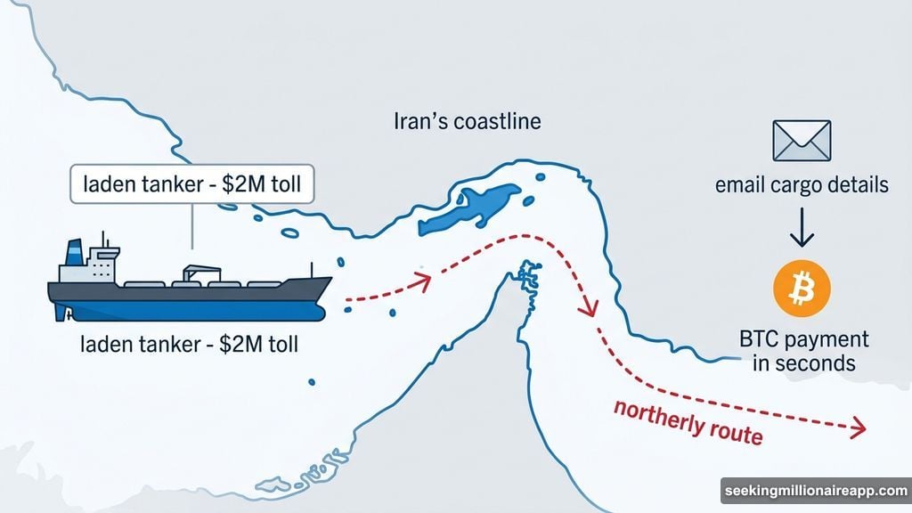 Iran charges supertankers up to two million dollars in Bitcoin per crossing