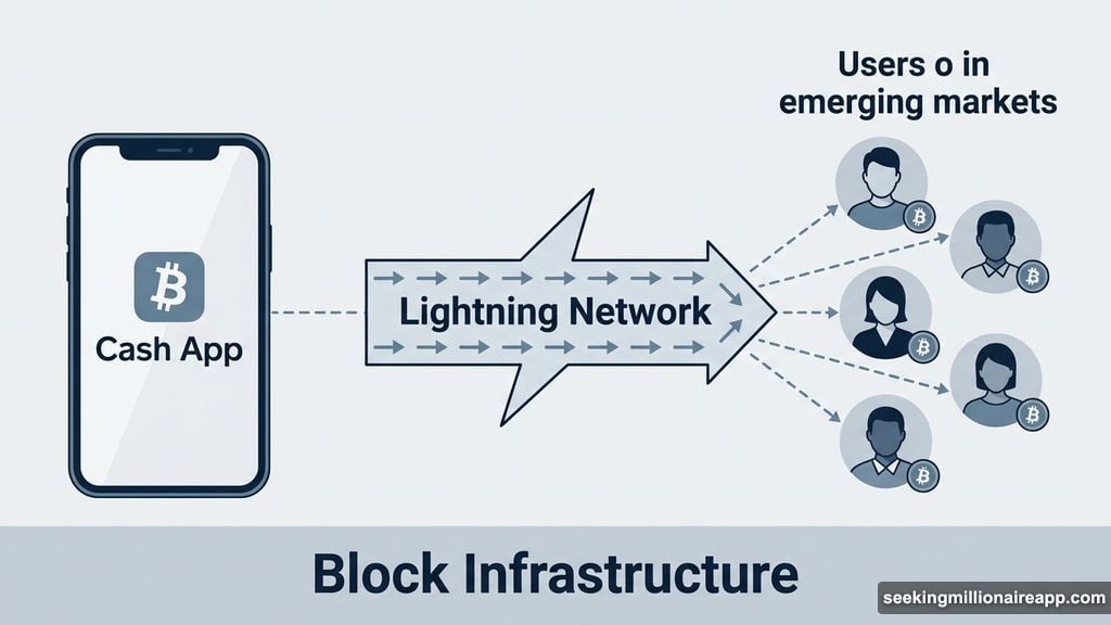 Block Cash App Lightning Network enables Bitcoin micropayments for emerging markets