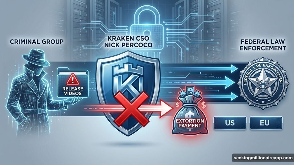 Kraken refused extortion demand and escalated to federal law enforcement