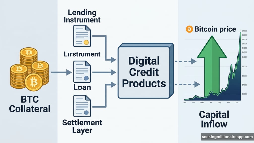 Digital credit built on Bitcoin collateral drives fresh capital inflows