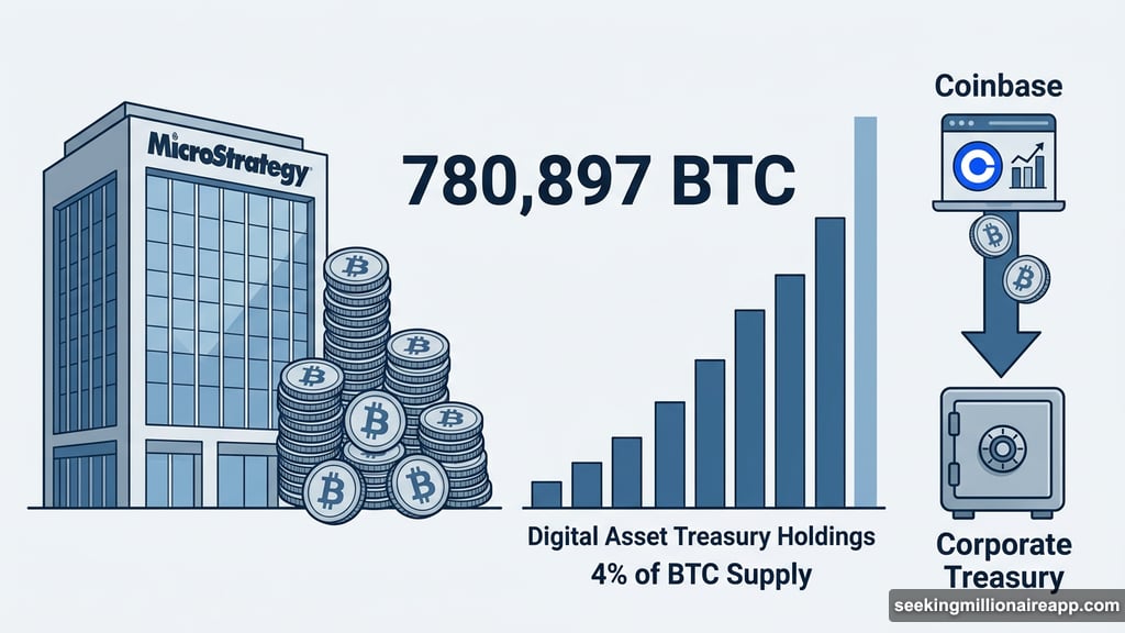 MicroStrategy holds 780,897 BTC draining supply from exchanges
