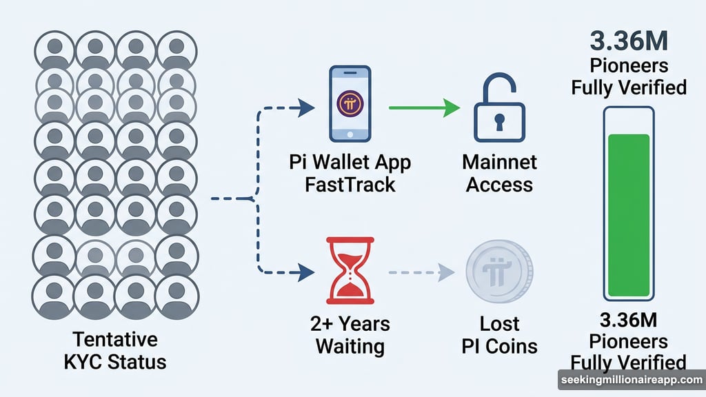 Millions stuck in tentative KYC status while FastTrack unlocks Mainnet access