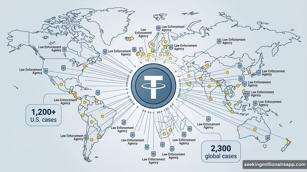 Tether partners with 340 law enforcement agencies across 65 countries