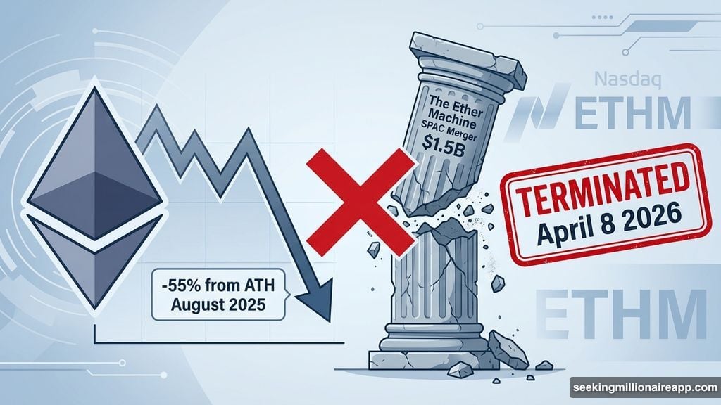 Ether Machine $1.5 billion SPAC merger terminated amid ETH 55% decline