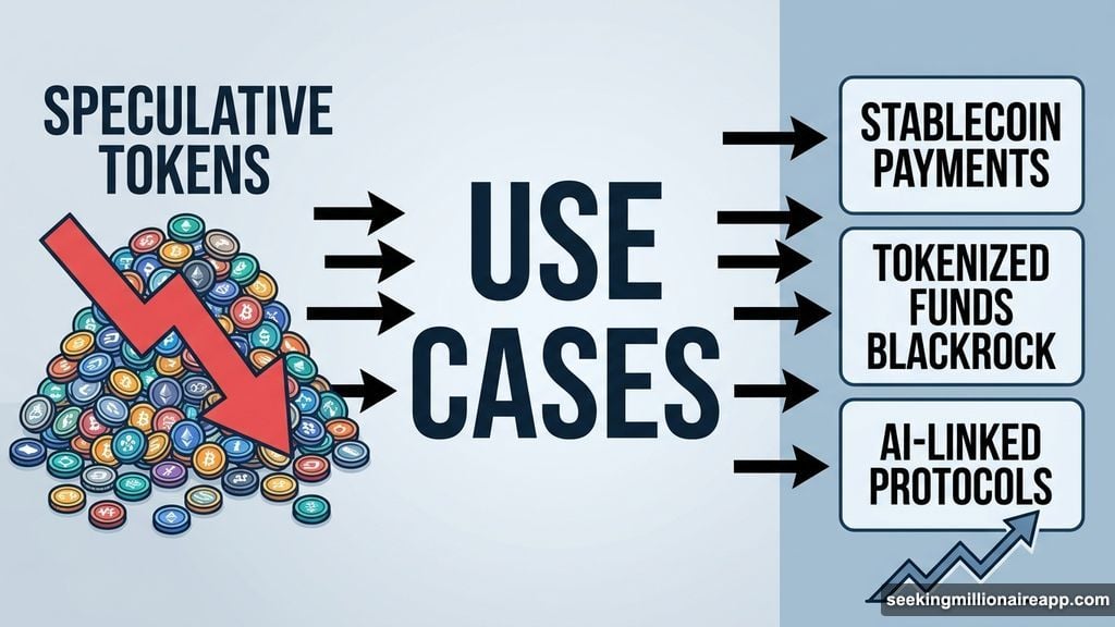 Token speculation replaced by real use cases and blockchain applications