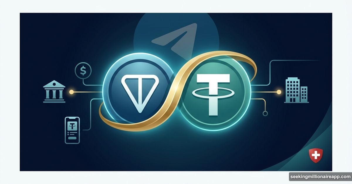 TON blockchain and USDT stablecoin merging for institutional payments infrastructure
