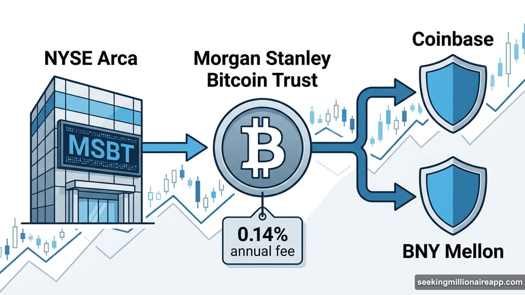 MSBT launches on NYSE Arca as first major US bank Bitcoin ETF