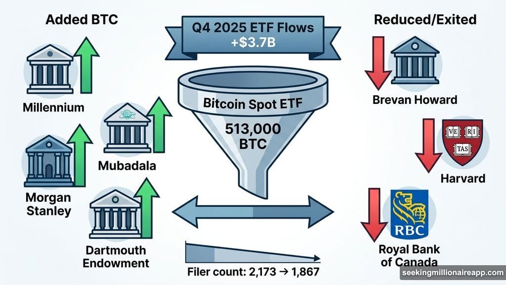 Global Bitcoin ETF flows stayed positive despite hedge fund basis trade unwinding