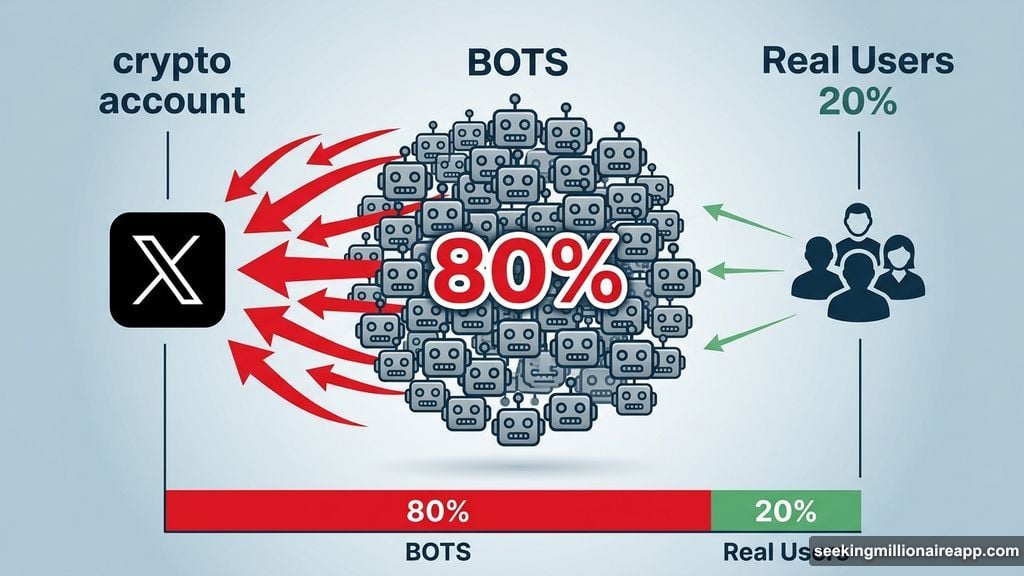80% of crypto activity on X is driven by bots
