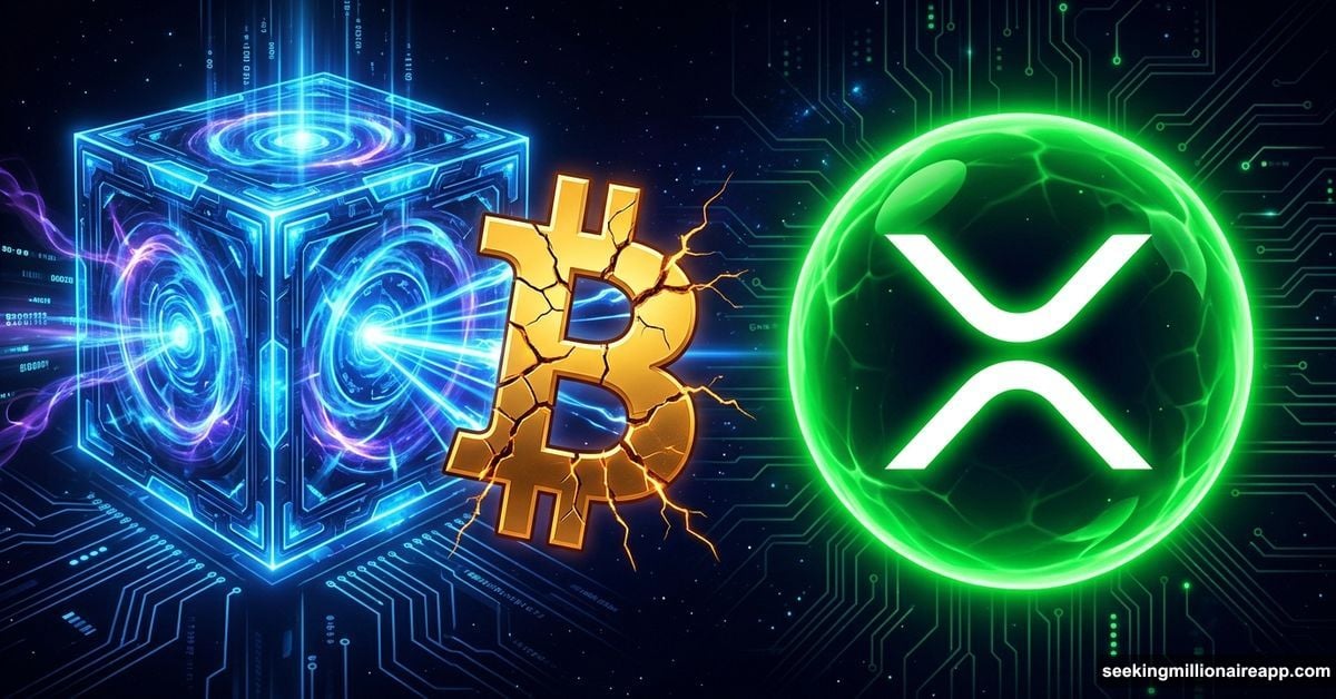 XRP shield protected from quantum computer while Bitcoin cracks